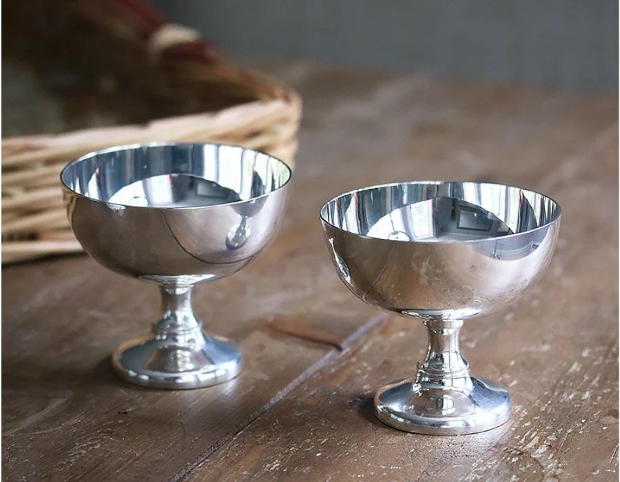 Hôtel Silver polished silverware pieces showcasing historic elegance and everyday luxury