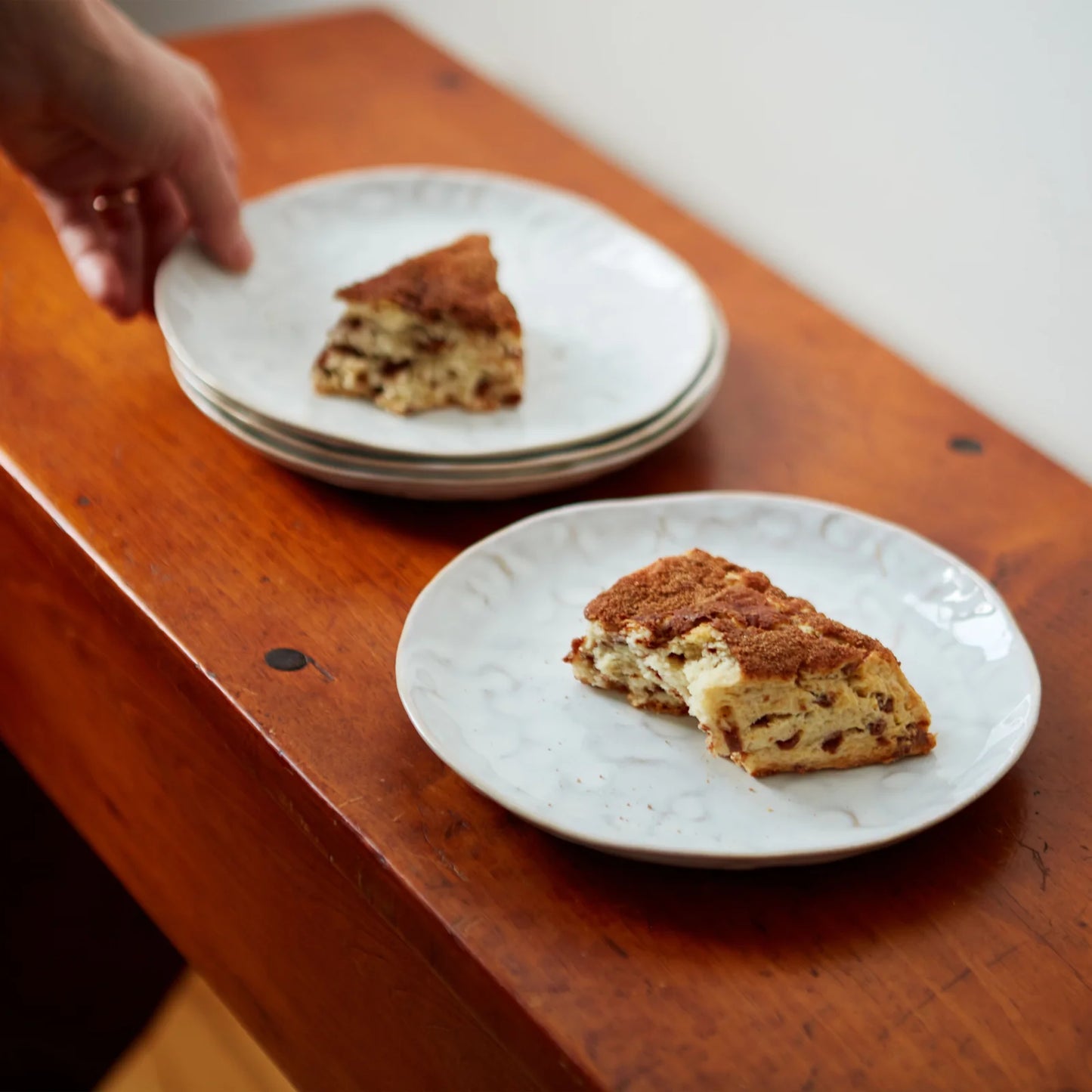 Simon Pearce Burlington Appetizer Plate - Cloud - Set of 4 Dinnerware Simon Pearce