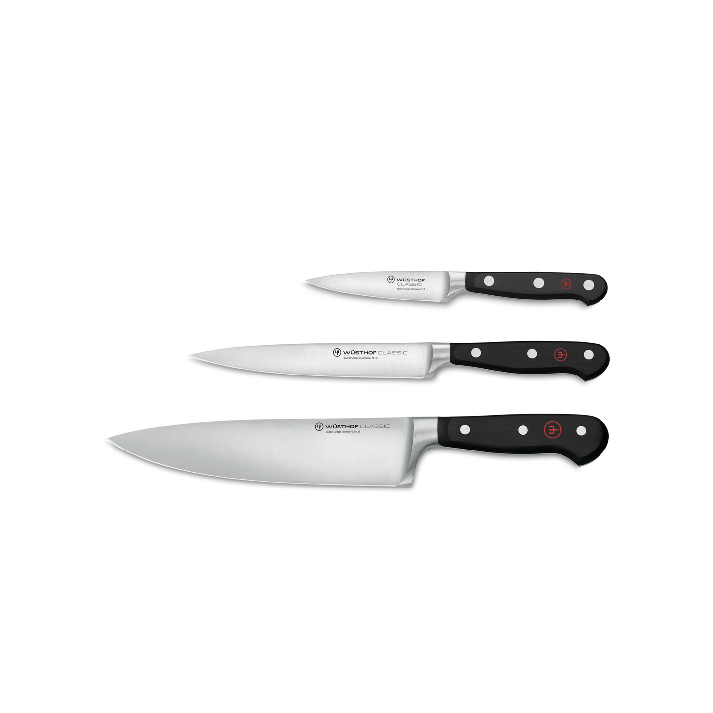 Wüsthof Classic 3-Piece Chef's Knife Set  WÜSTHOF