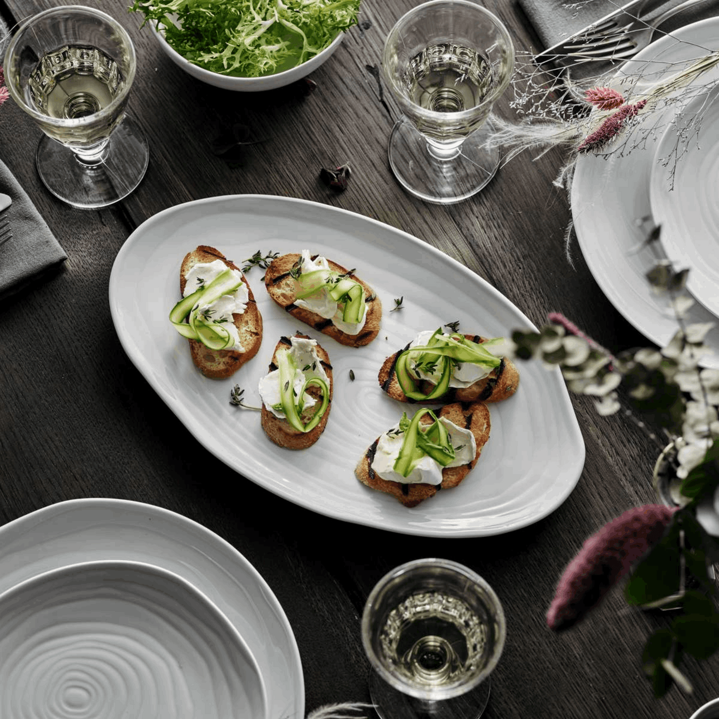 Pillivuyt Teck Oval Platter Serveware Pillivuyt