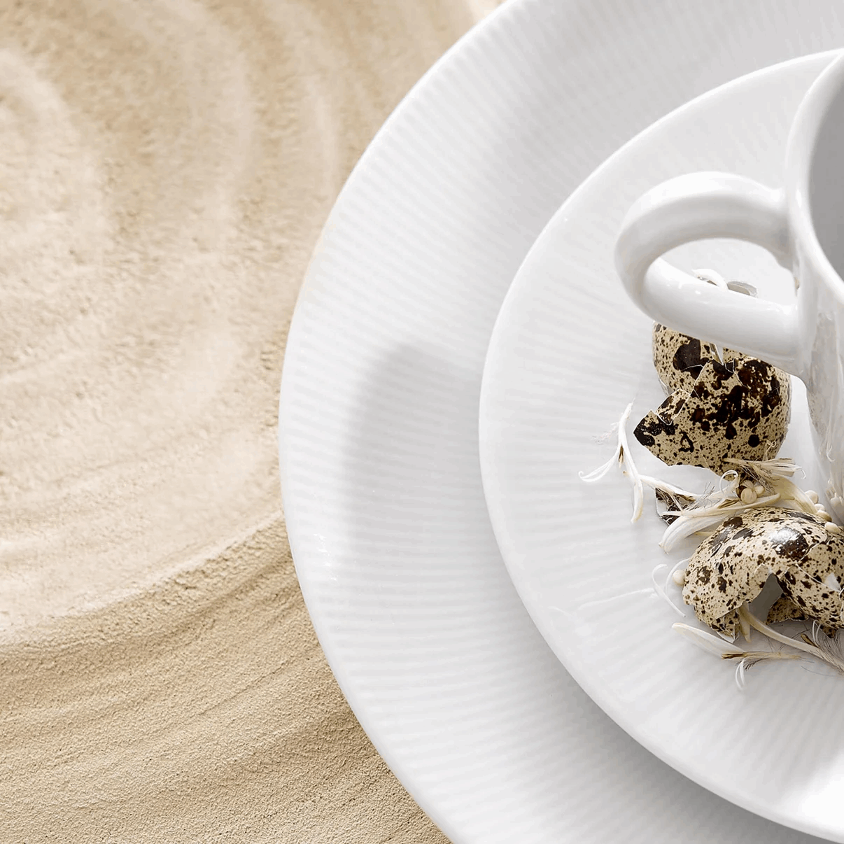 Pillivuyt Eventail Coupe Dinnerware Dinnerware Pillivuyt