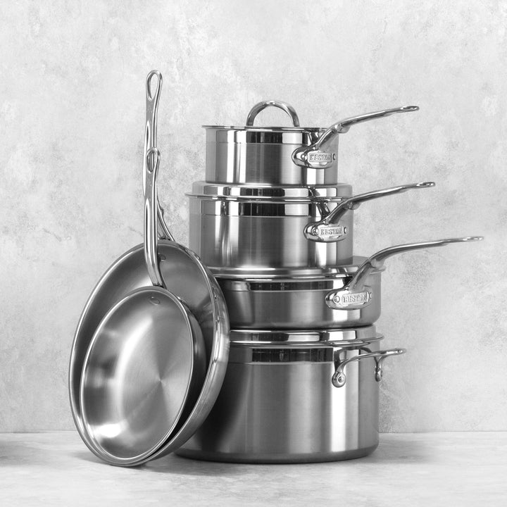 Hestan Stainless Steel Ultimate Cookware Set, 10-piece Cookware Hestan