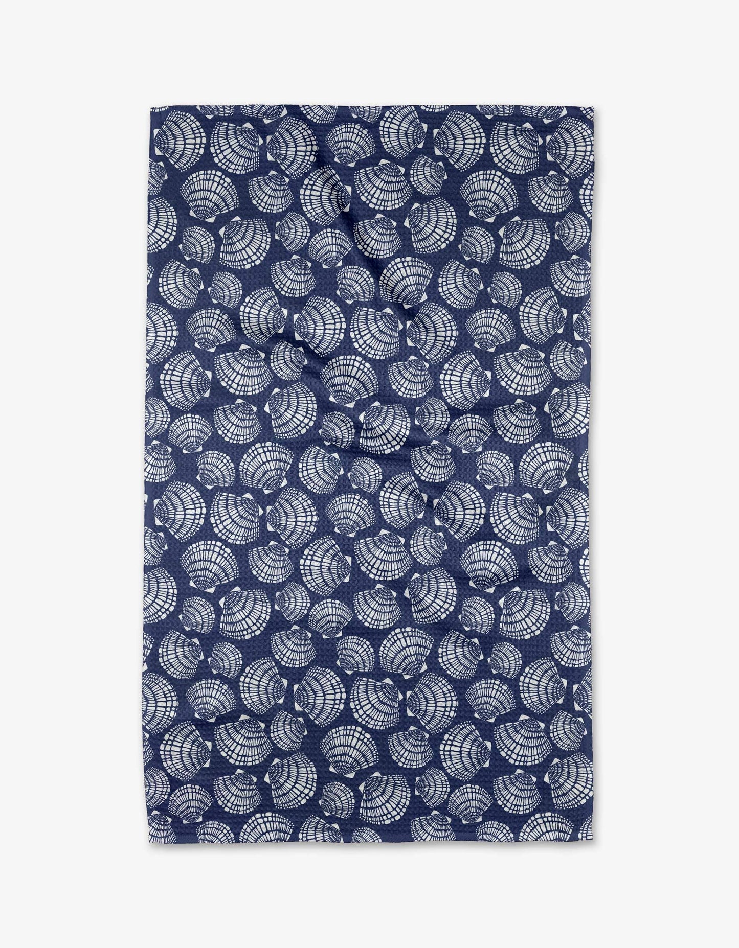 Nautical Seashells Tea Towel Linens and placemats Geometry