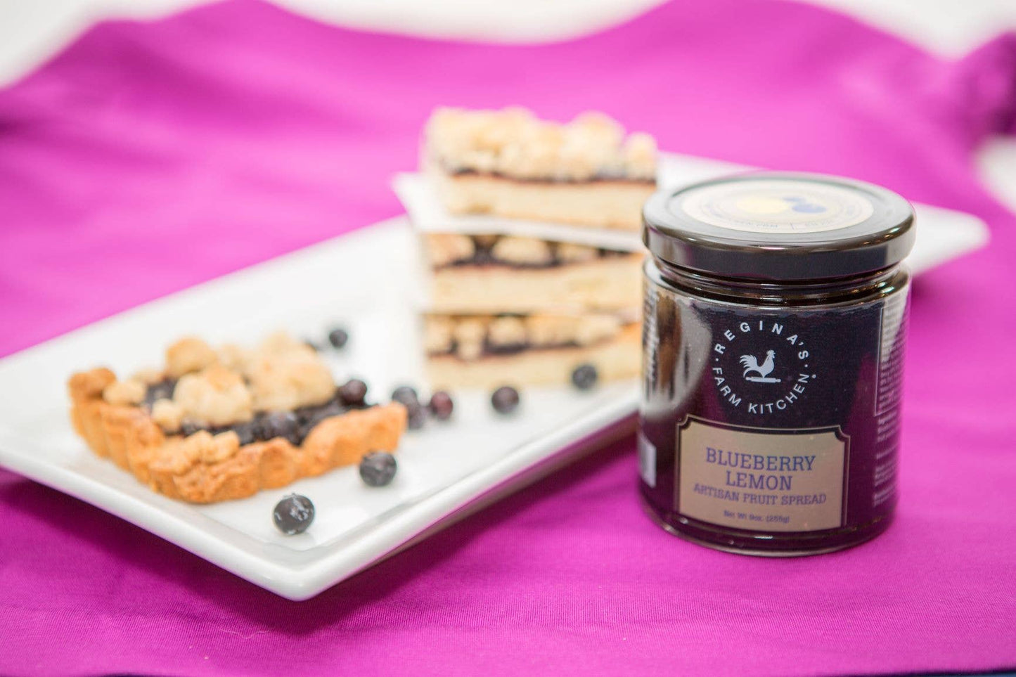 Blueberry Lemon Ingredients Regina's Farm Kitchen, Artisan Fruit Spreads