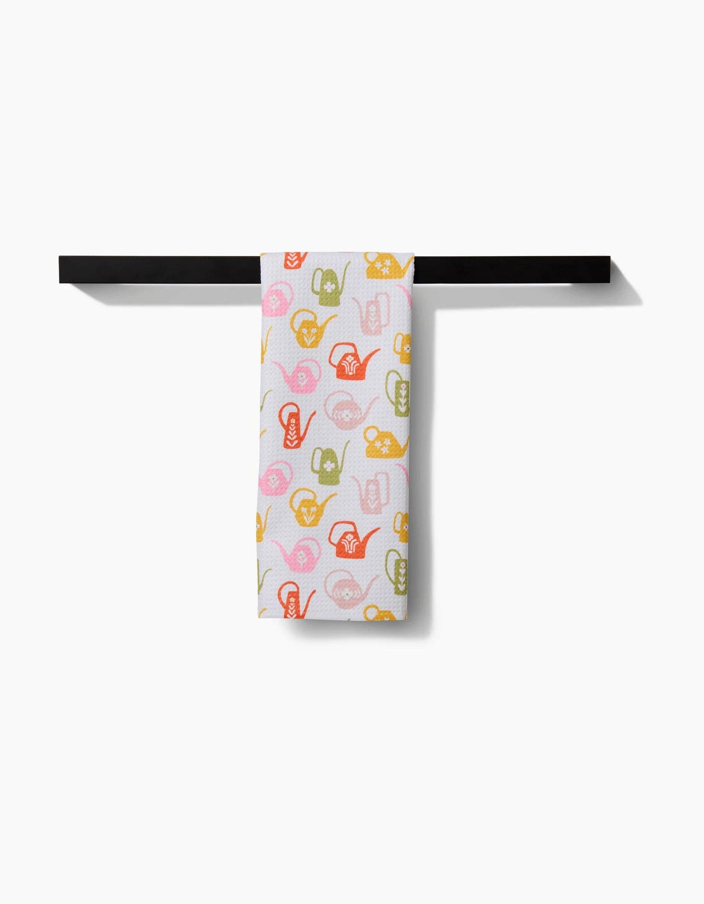 Retro Watering Cans Tea Towel Linens and placemats Geometry