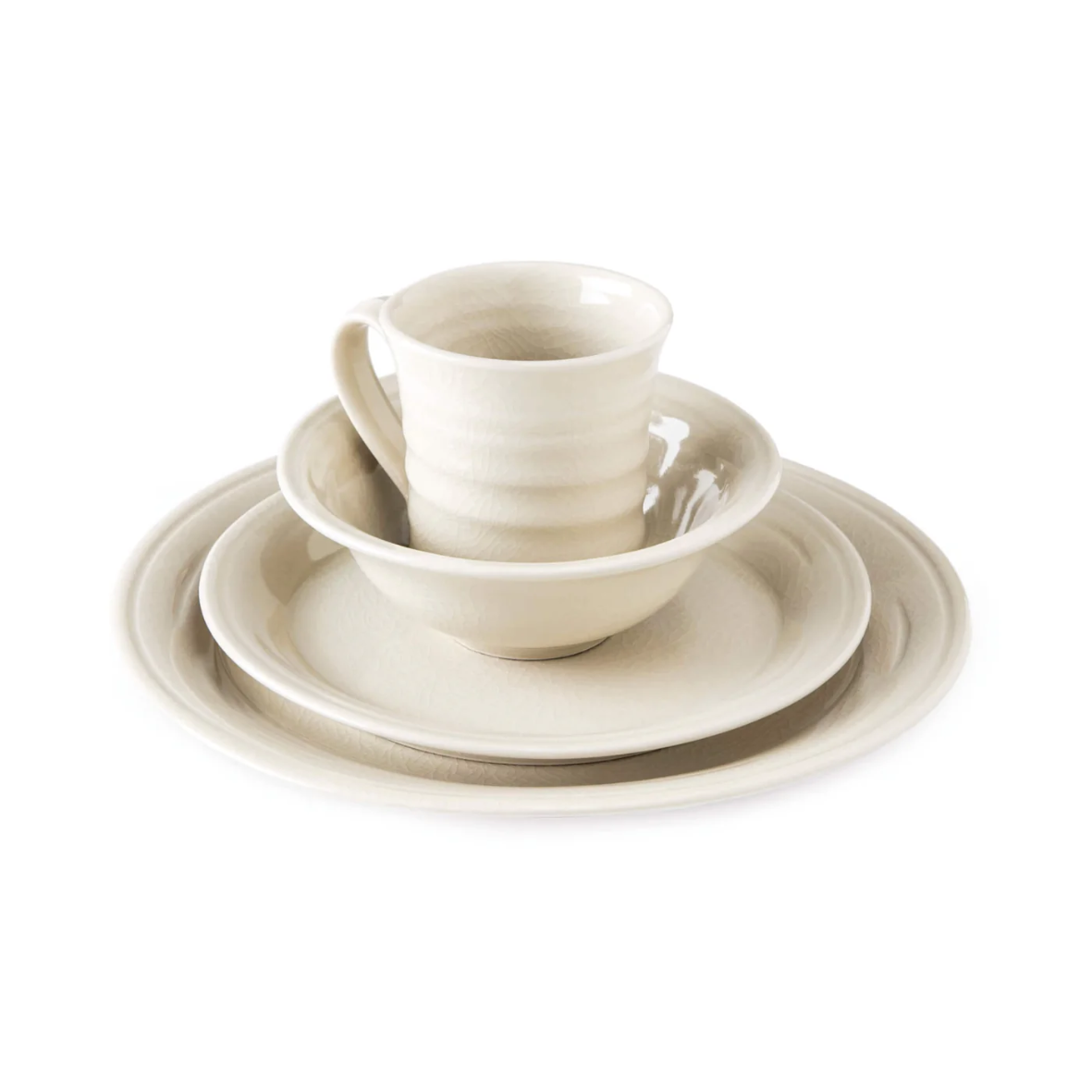 Simon Pearce Belmont Dinnerware - Crackle Celadon Dinnerware Simon Pearce