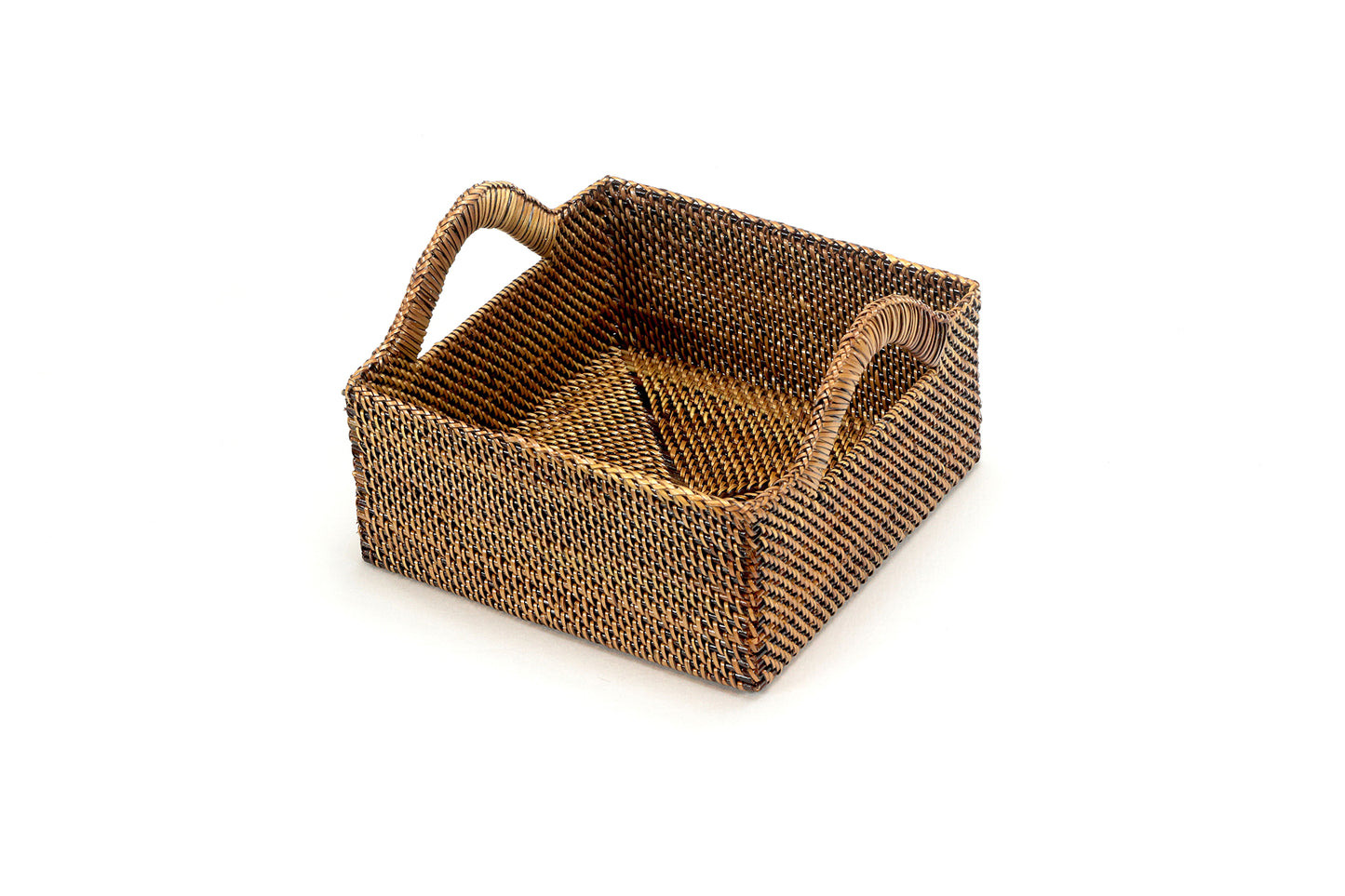 Square Bread Basket with Handle Decor Calaisio