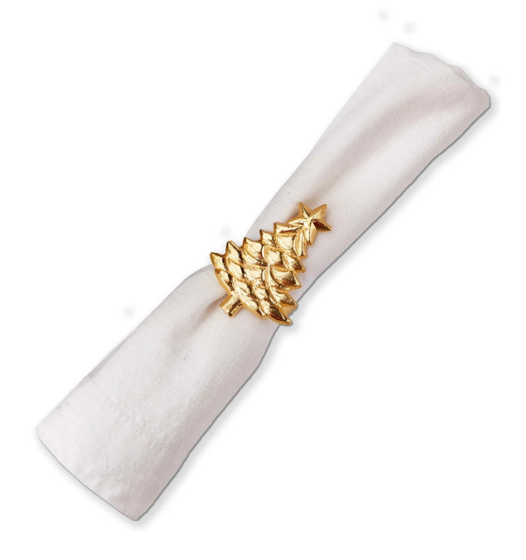 Tree Napkin Ring (Brass) Holiday TAG