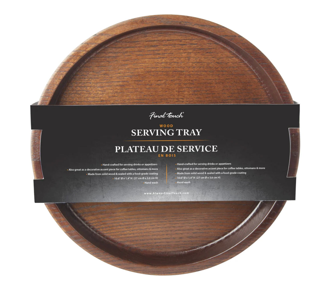 SOLID WOOD SERVING TRAY Serveware Final Touch