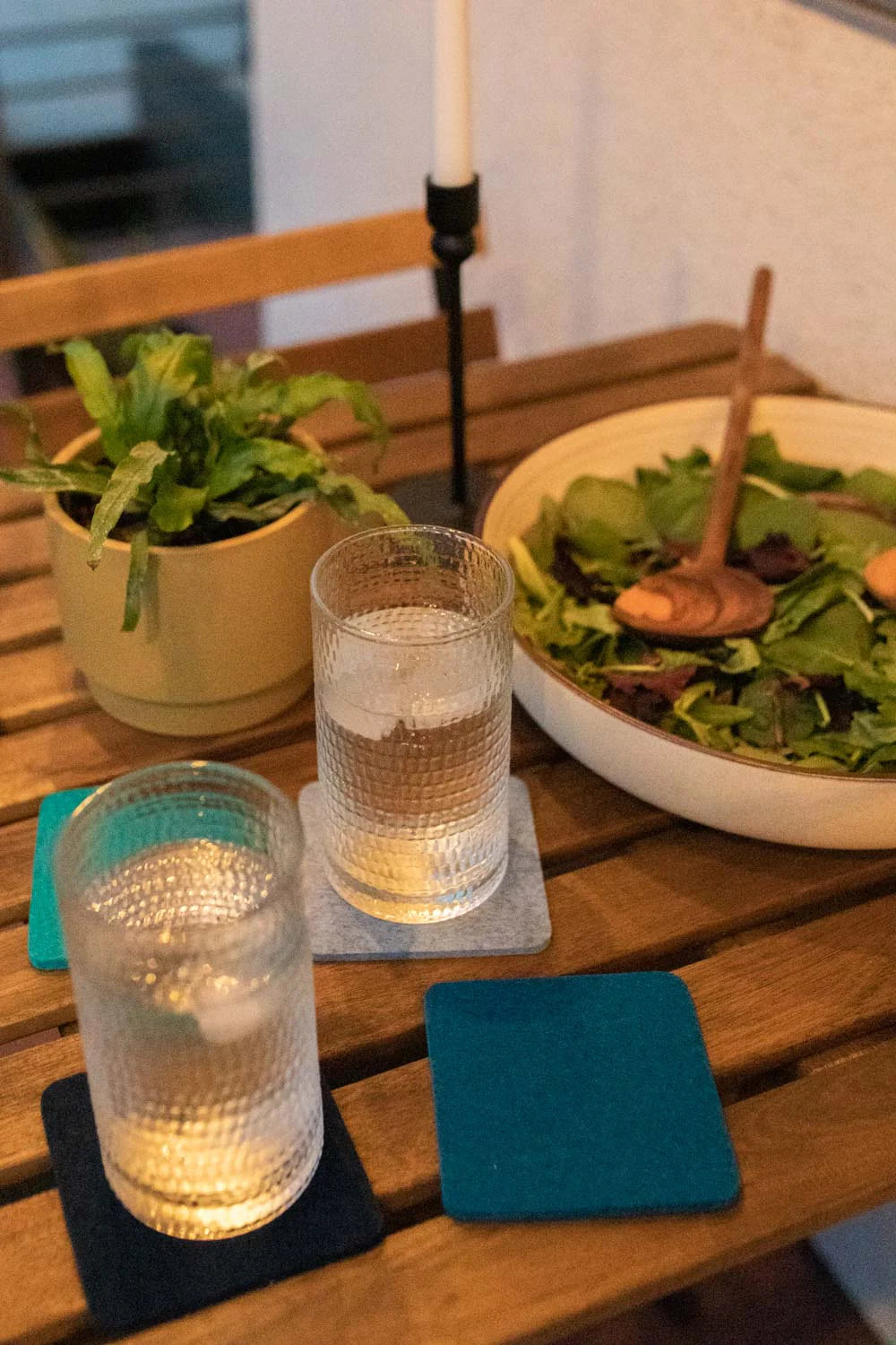 Ocean: 4 Pack - Bierfilzl Merino Wool Felt Sq. Coasters Coasters Graf Lantz