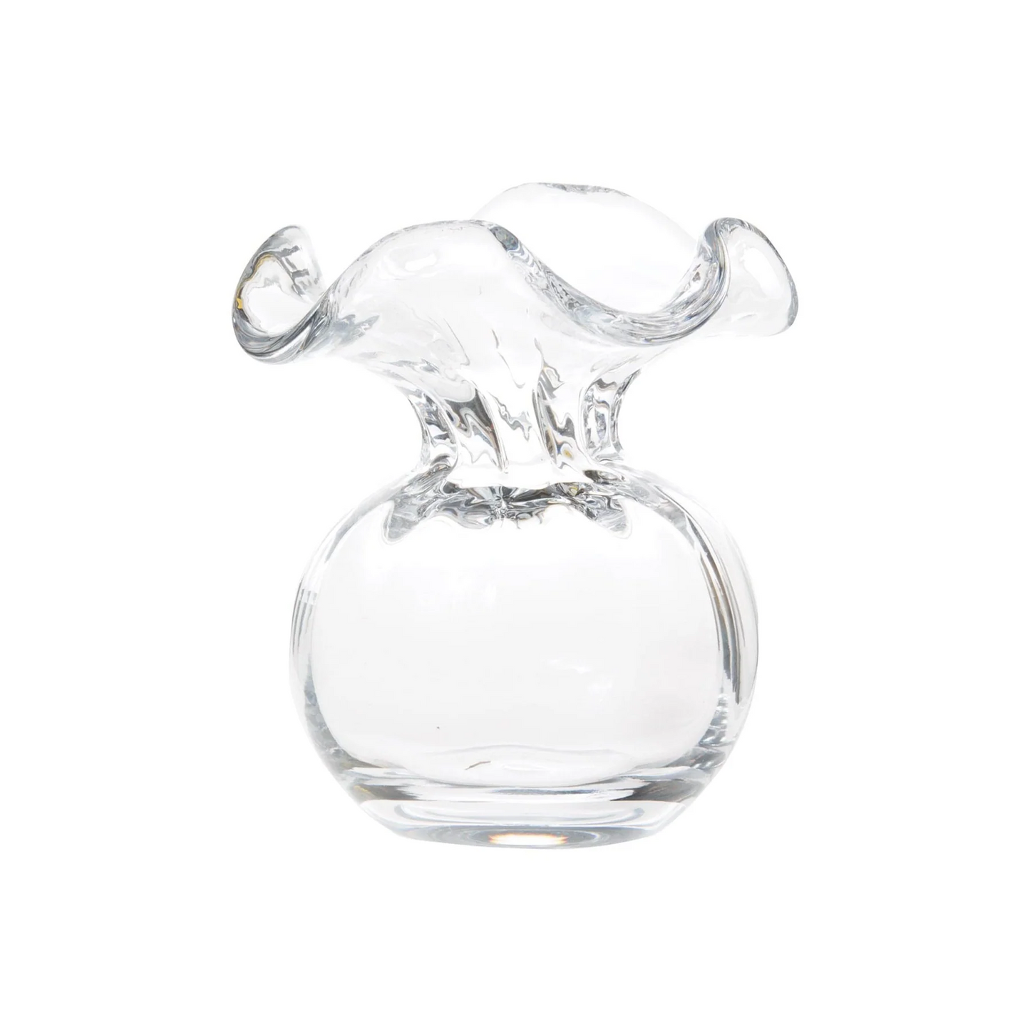 Hibiscus Glass Clear Bud Vase  vietri