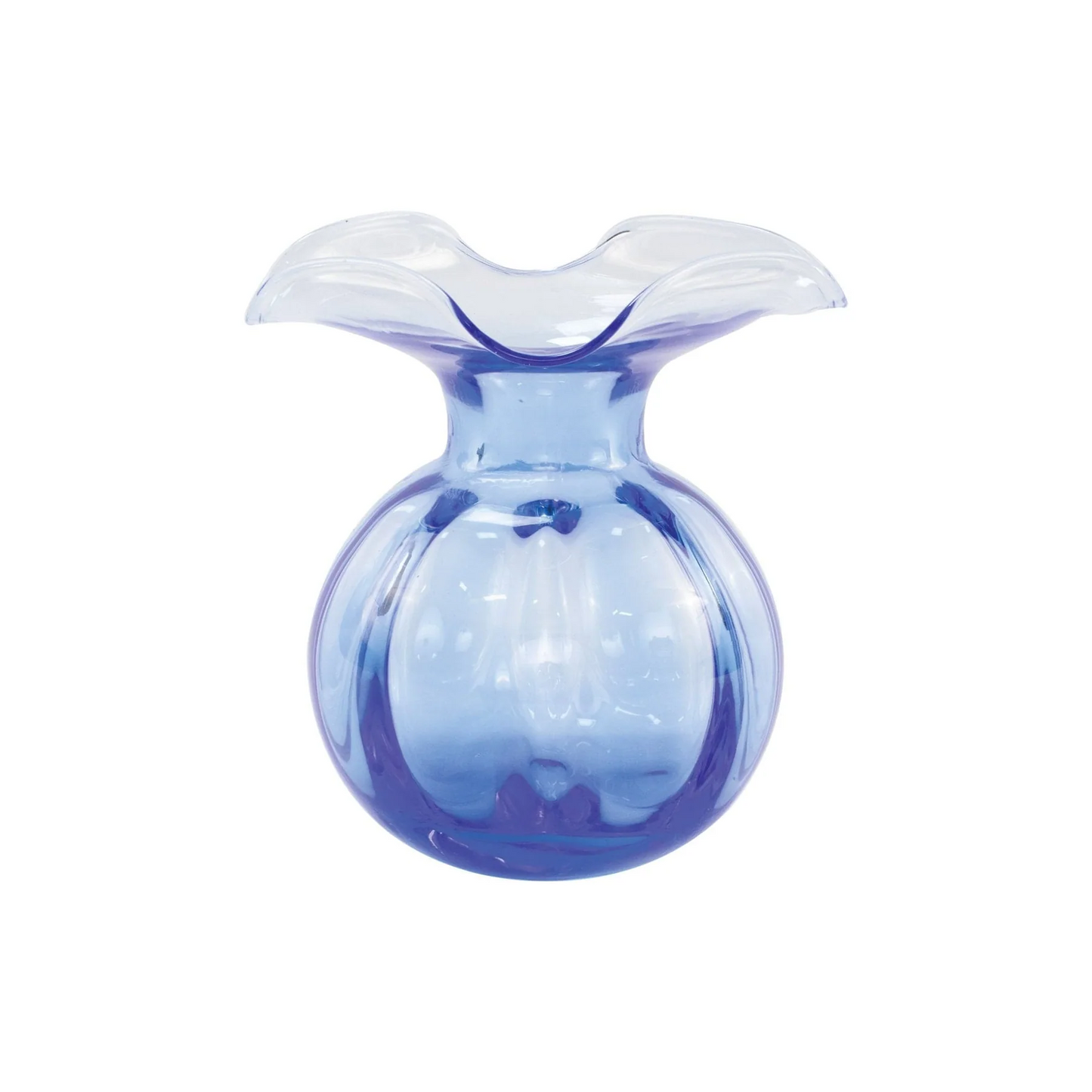 Hibiscus Glass Cobalt Bud Vase  vietri