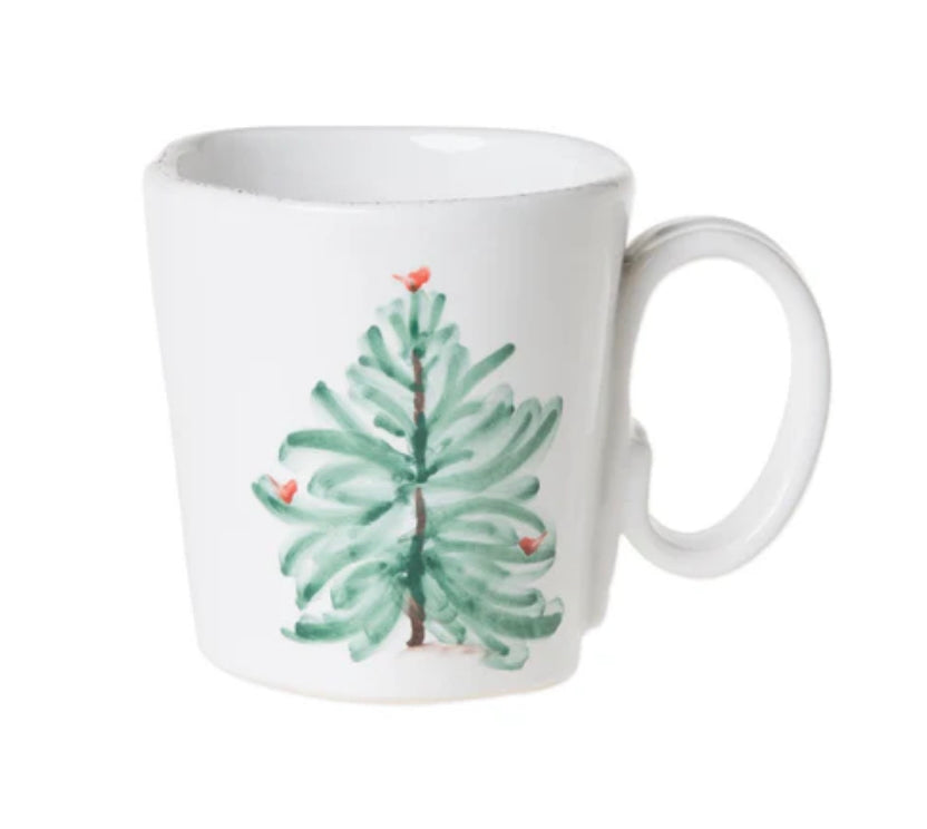 Vietri Lastra Holiday Mug Dinnerware VIETRI