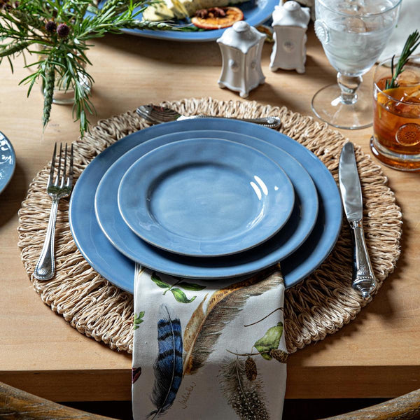 Juliska Straw Loop Placemat - Natural Linens and placemats Juliska