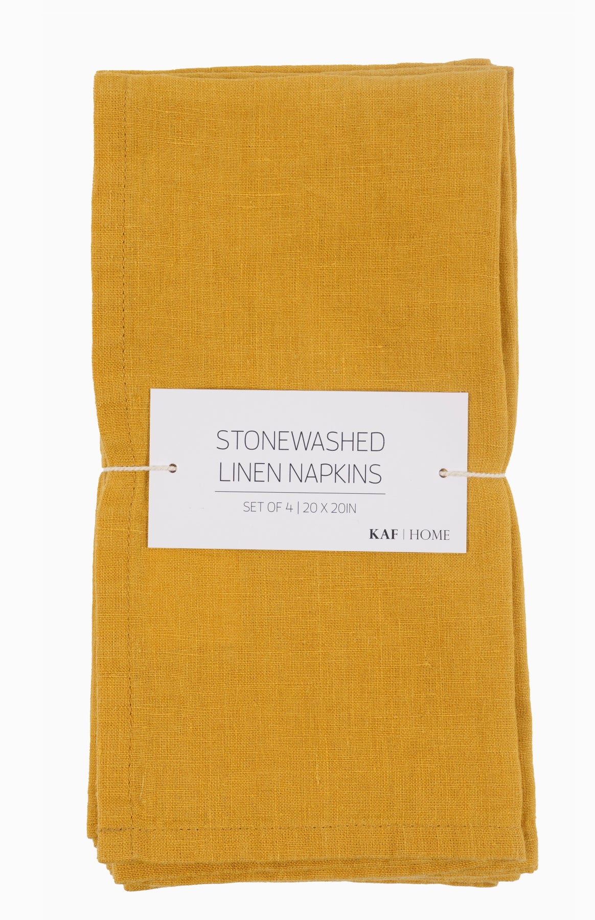 Stone Washed Linen Napkins - Set Of 4 Napkins KAF Home