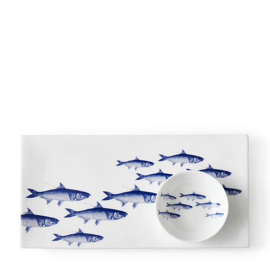 School of Fish Sushi Tray - Large  Caskata