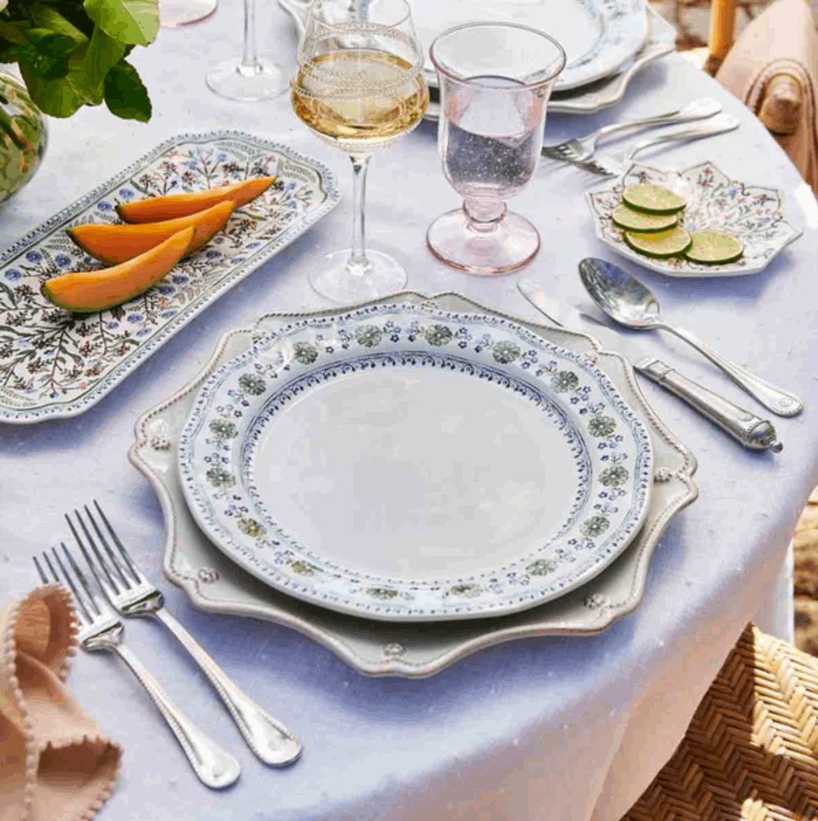Juliska Villa Seville Dinner Plate - Chambray Dinnerware Juliska