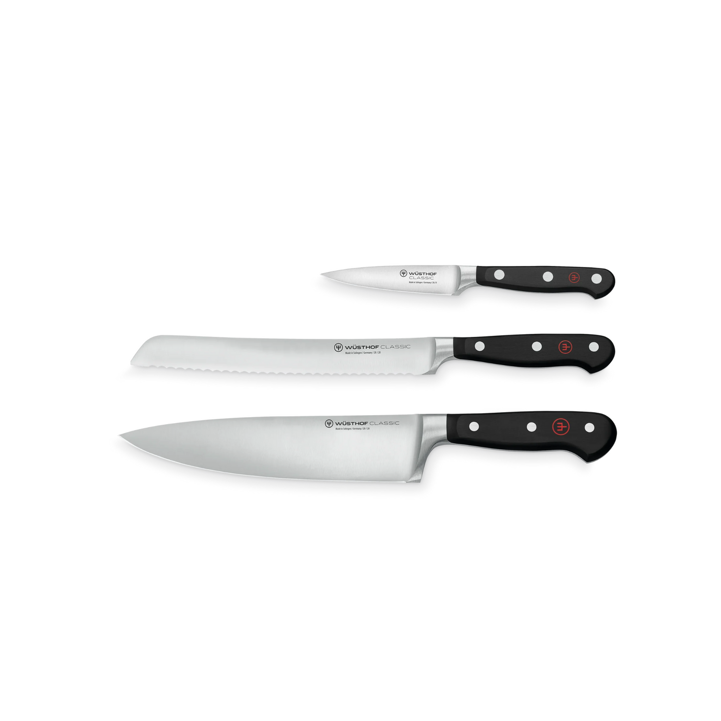 WÜSTHOF Classic 3-Piece Starter Knife Set Knives WÜSTHOF