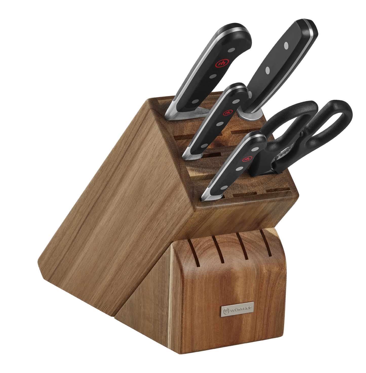 WÜSTHOF Classic 6-Piece Starter Knife Block Set Knives WÜSTHOF