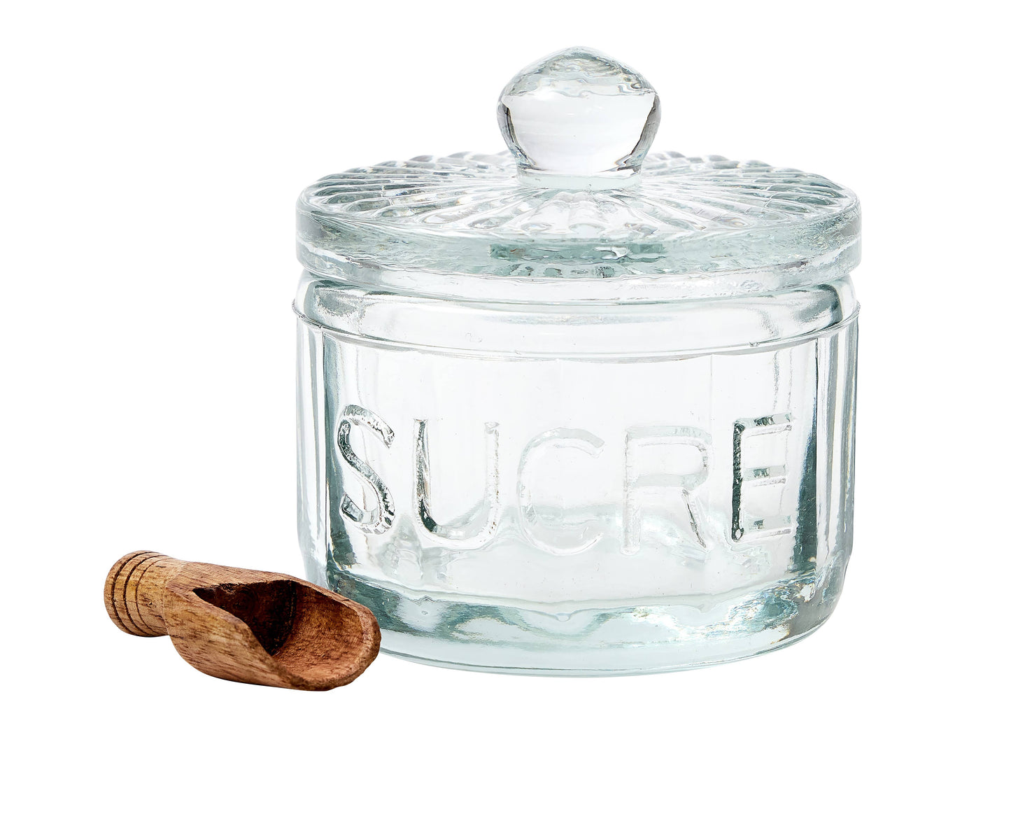 Bistro Glass Sugar Cellar with Scoop Tableware etúHOME