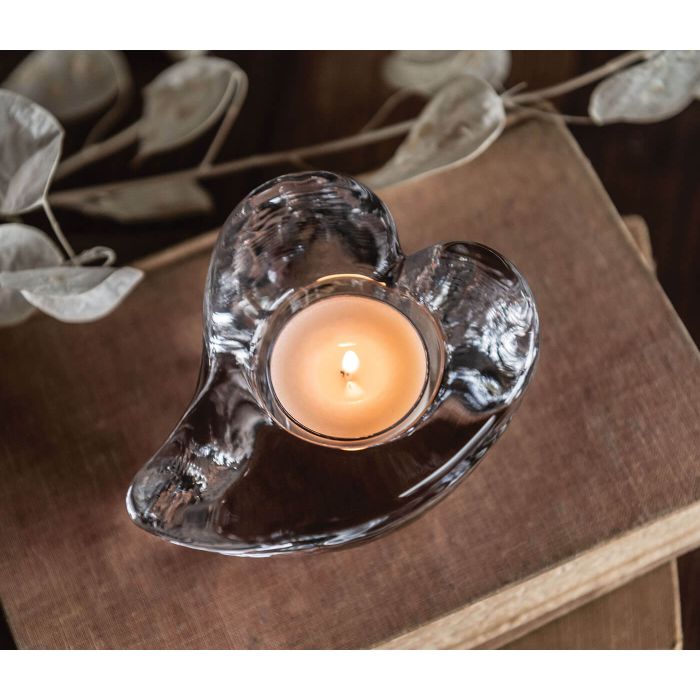 Twist Heart Tealight  Simon Pearce