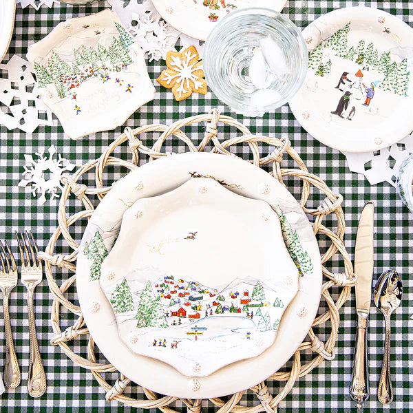 Juliska Provence Rattan Placemat - whitewash Linens and placemats Juliska