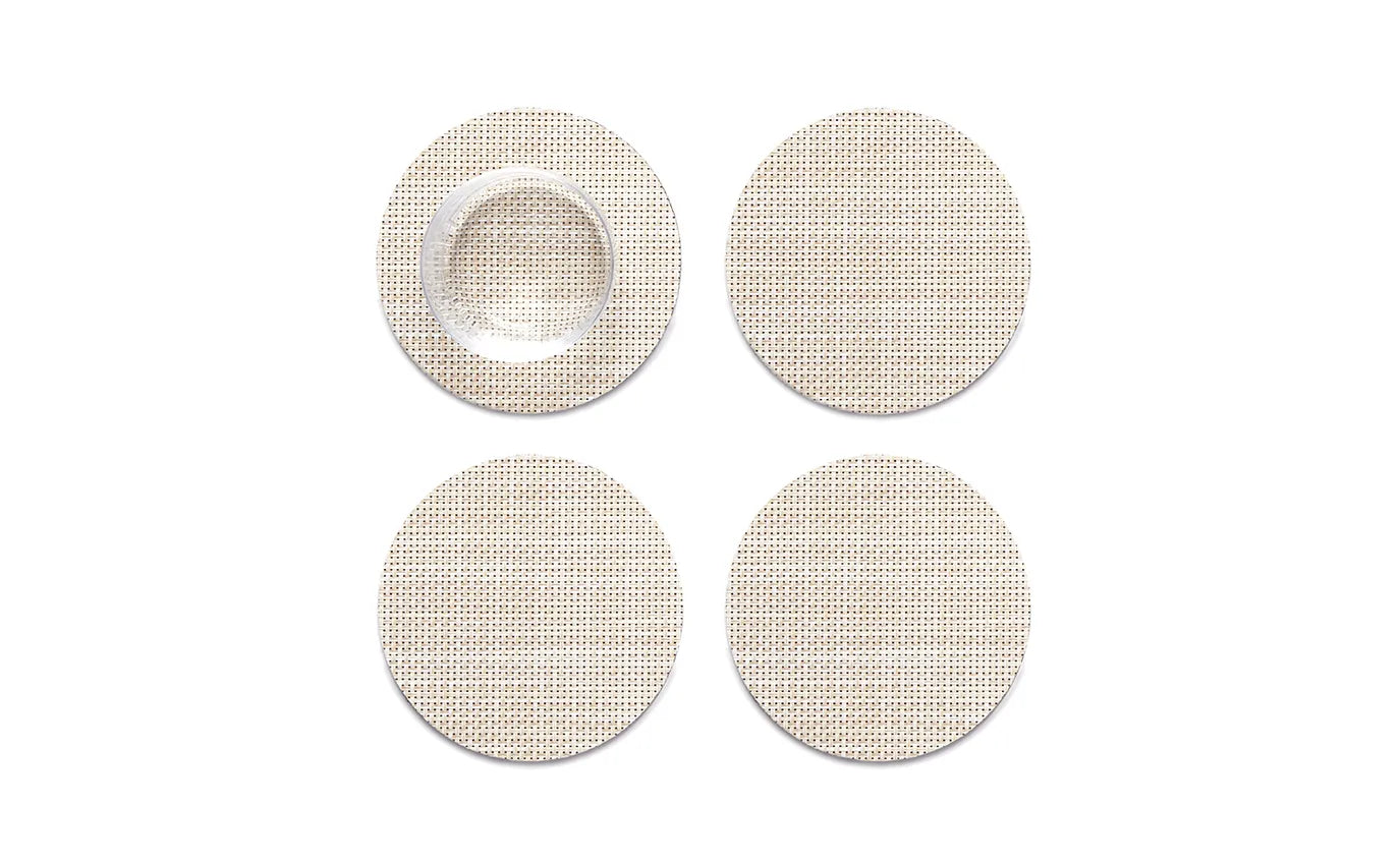 Chilewich Mini Basketweave Coasters - Pack of 4 Coasters Chilewich