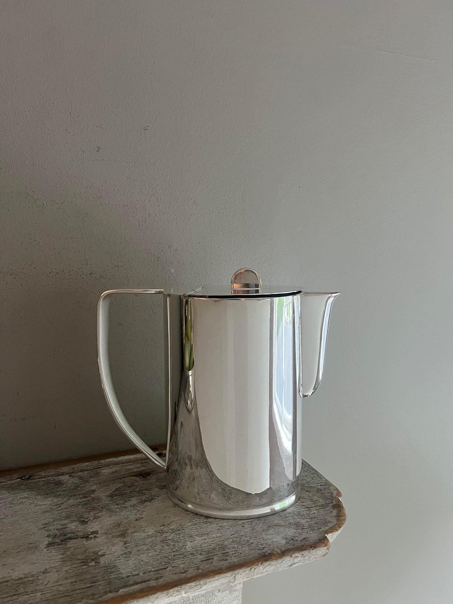 Hotel Silver Deco Coffee Pot with Half Moon Finial -2.5 Pints Hotel Silver Hotel Silver