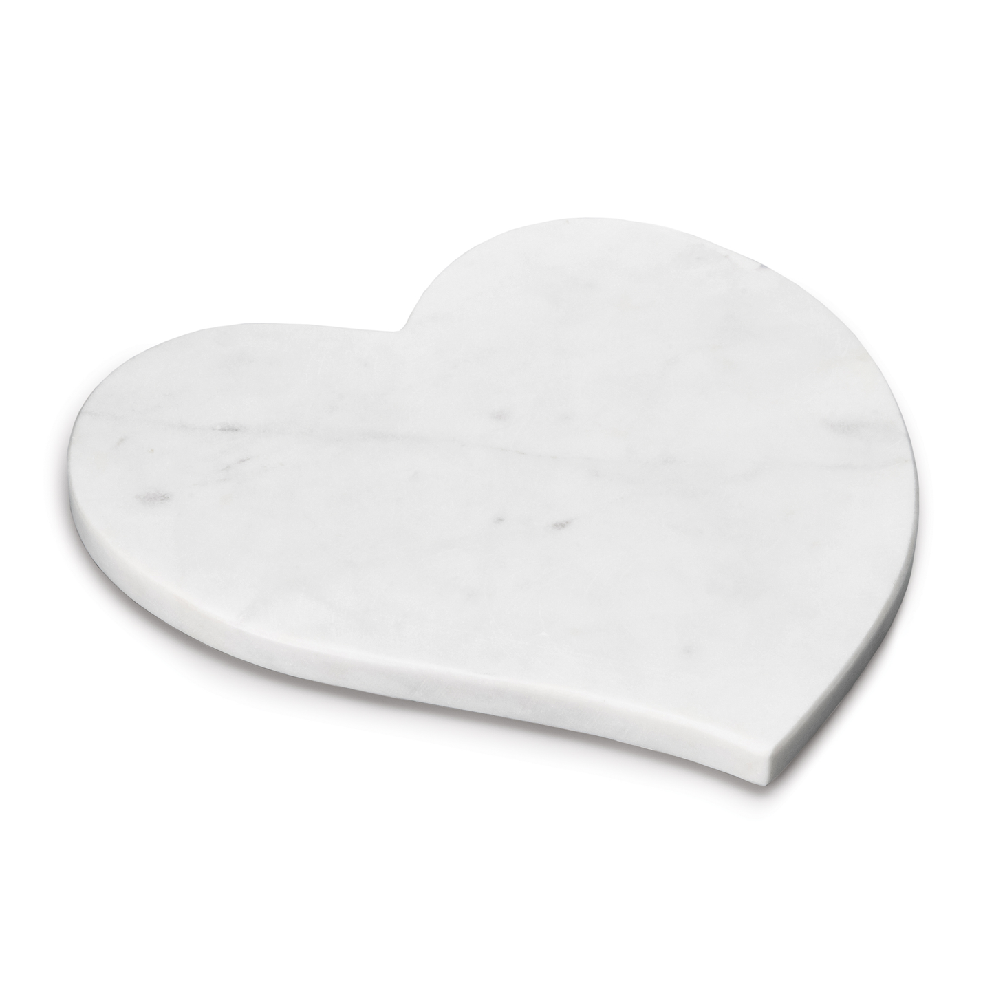 Simon Pearce Marble Heart Board - White Simon Pearce