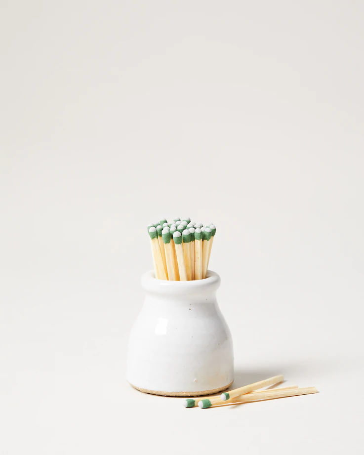 Milkmaid Match Striker Set Farmhouse Pottery