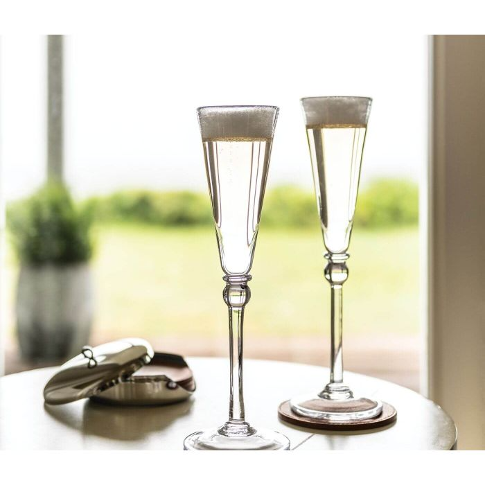 Simon Pearce Hartland Flutes in Gift Box Drinkware Simon Pearce