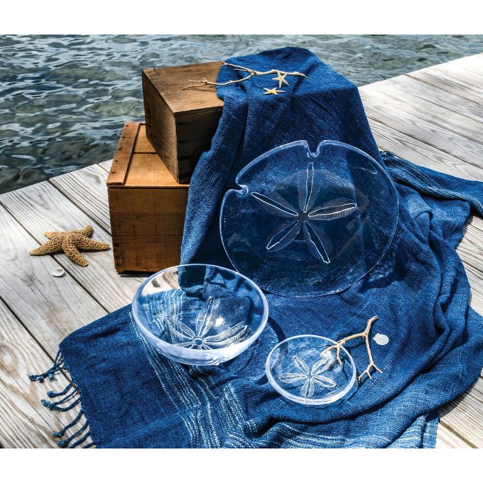 Simon Pearce Sand Dollar Bowl In Gift Box Simon Pearce