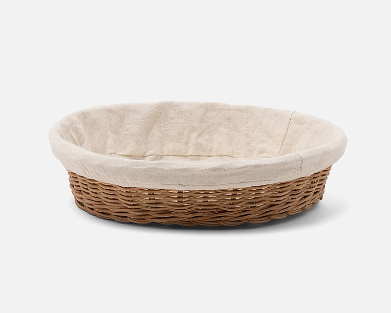 Rattan Bread Basket Tableware Blue Pheasant