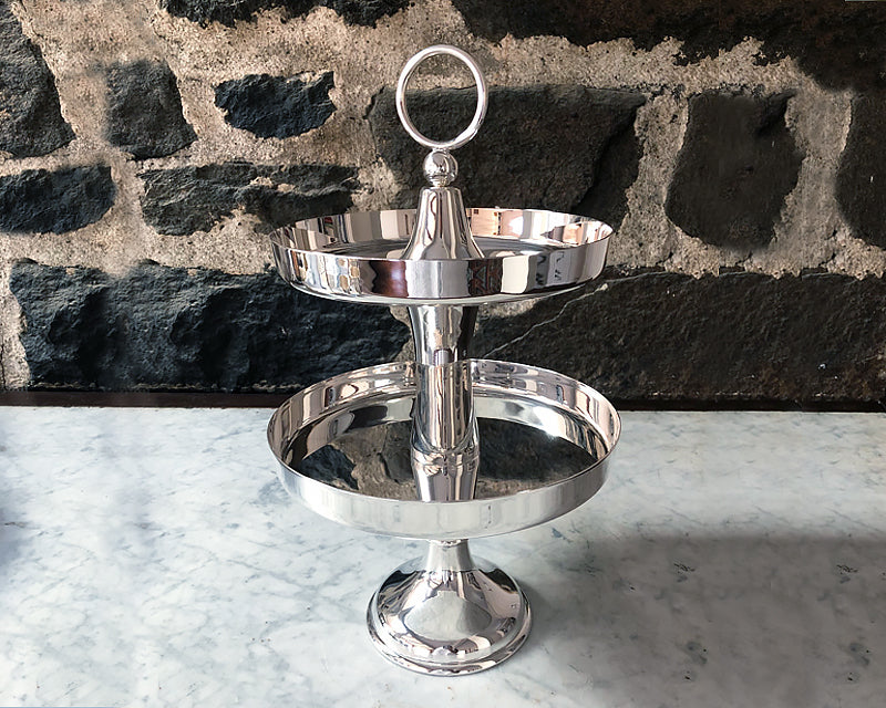 Hôtel Silver London 2-Tier Oyster Stand Tableware Hotel Silver