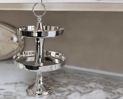 Hôtel Silver London 2-Tier Oyster Stand Tableware Hotel Silver