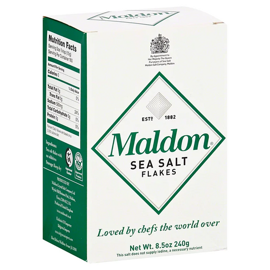 Maldon Sea Salt Flakes Ingredients Belgravia Imports
