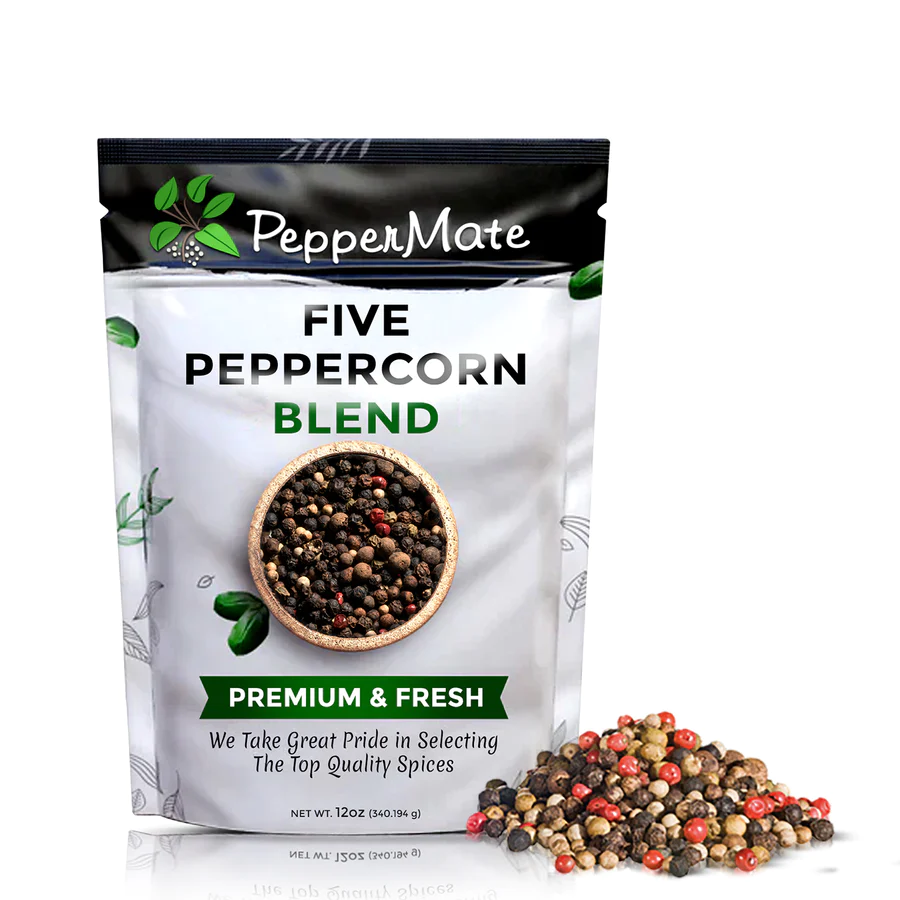 PepperMate: Premium Pepper Mill (Stainless Steel)
