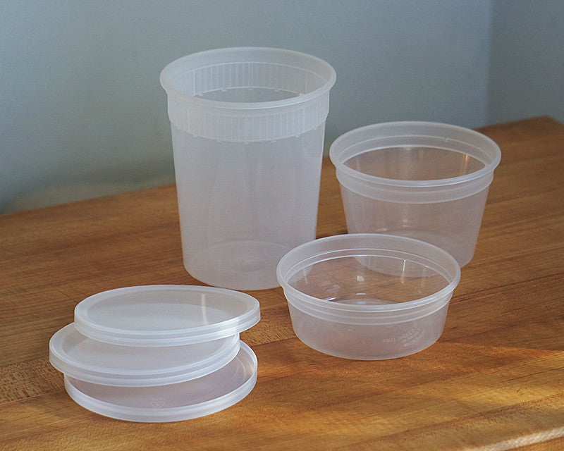 Replacement Container Lids (set of 5) Food Containers Dade Paper