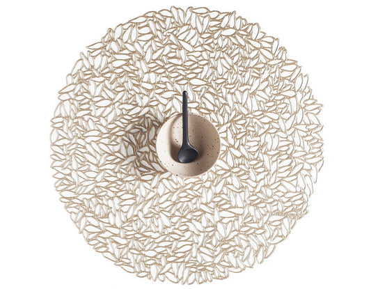 Petal Round Placemat - Champagne  Chilewich