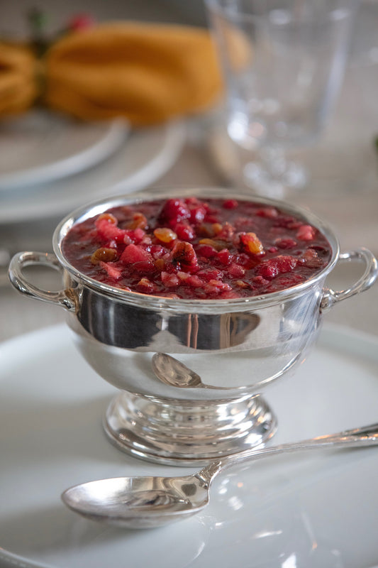 The holiday serving bowl Cassandra reaches for every season, Hôtel Silver collection