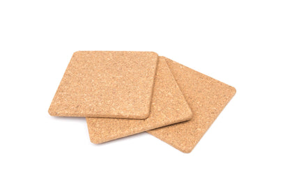 7" x 7" Square Cork Trivets - Set of 3 Tableware Fox Run