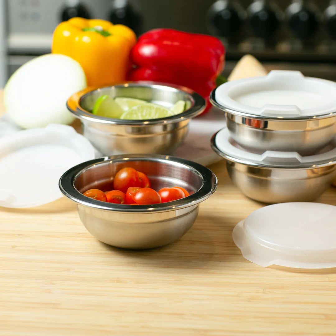 Prep Bowls With Lids (Set Of 4) Kitchen Tools RSVP International