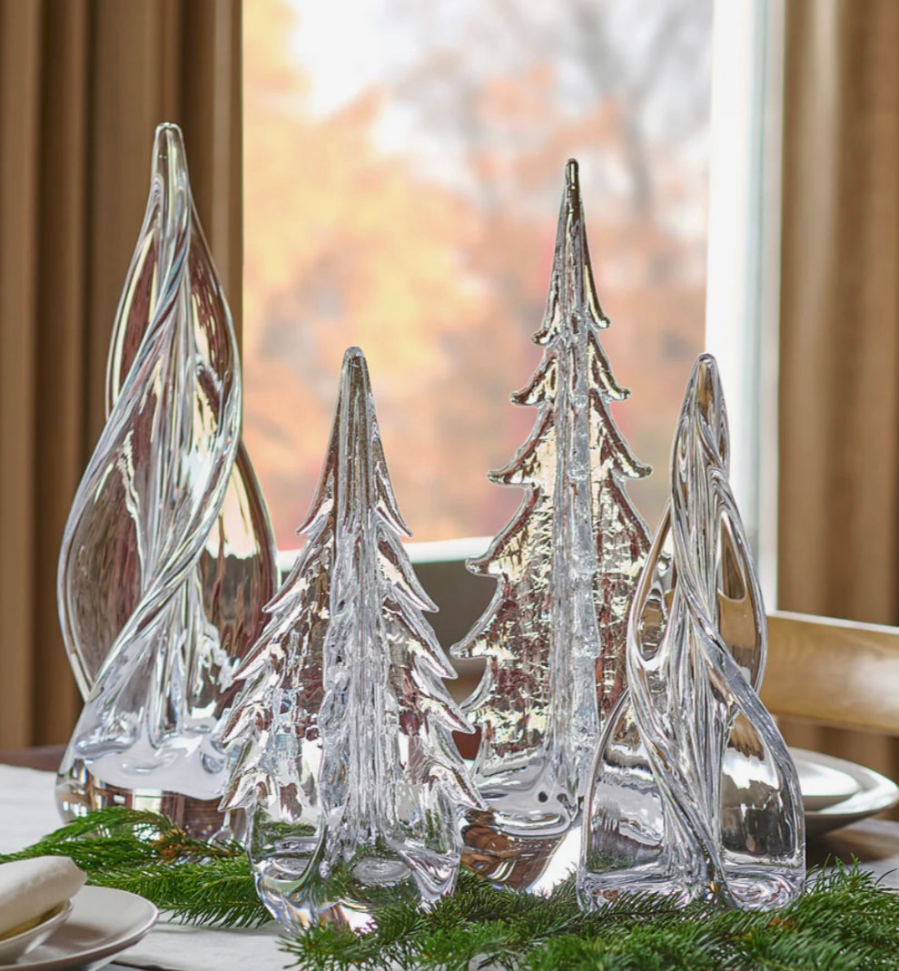 Spiral four sided tree in a gift box Holiday Simon Pearce