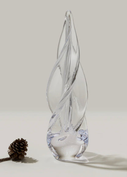 Spiral four sided tree in a gift box Holiday Simon Pearce