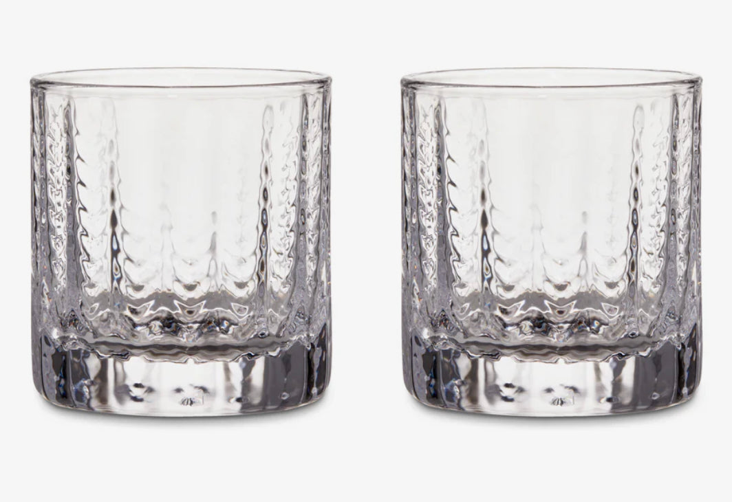 Simon Pearce Greenwich Lowball Glass in a gift box - Set of 2 Tableware Simon Pearce