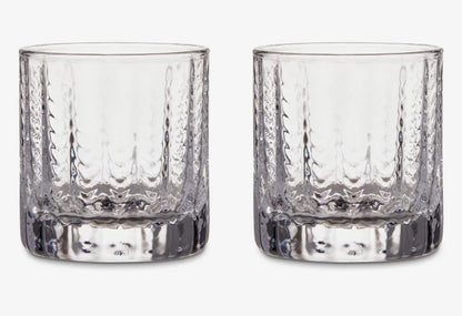 Simon Pearce Greenwich Lowball Glass in a gift box - Set of 2 Tableware Simon Pearce