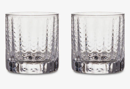 Simon Pearce Greenwich Lowball Glass in a gift box - Set of 2 Tableware Simon Pearce