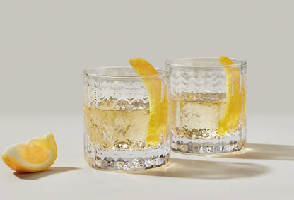Simon Pearce Greenwich Lowball Glass in a gift box - Set of 2 Tableware Simon Pearce
