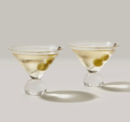 Simon Pearce Benson Martini Set of 2 in Gift Box Drinkware Simon Pearce