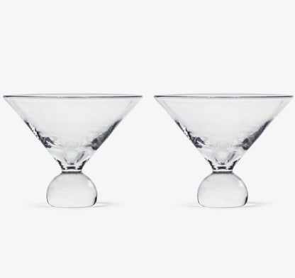 Simon Pearce Benson Martini Set of 2 in Gift Box Drinkware Simon Pearce
